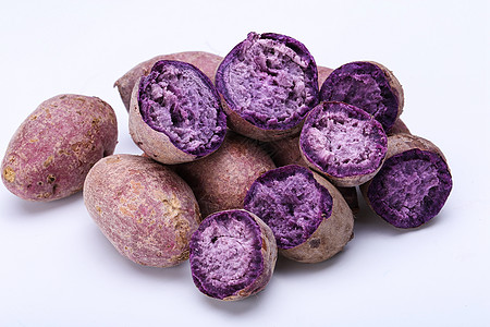 素食菜紫薯背景