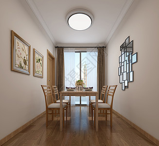 家装餐厅效果图现代简约风餐厅室内设计效果图背景