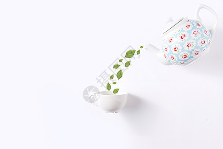 创意茶设计背景素材背景图片