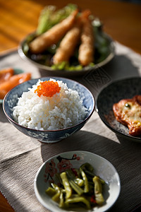 轻食简餐—食米的乐趣背景图片