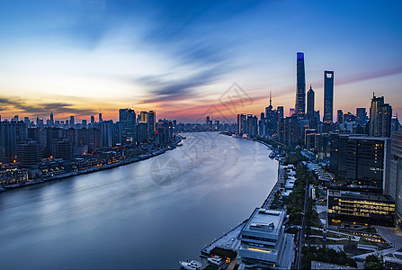 上海黄埔黄埔江畔背景