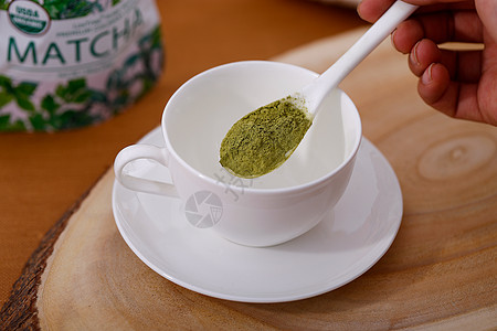 抹茶粉图片