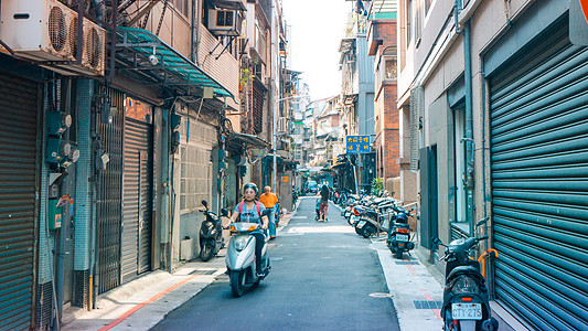 台湾街道背景