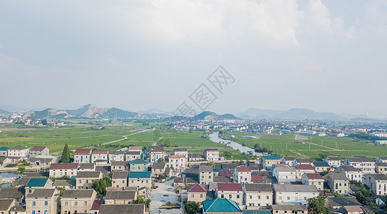 新农村发展惬意的农田生活背景