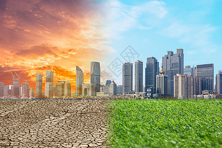 全球变暖对城市的影响图片