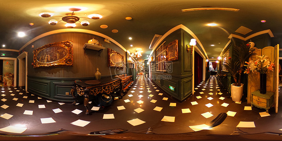 欧式室内全景VR摄影理光景达可直接生成VR图片