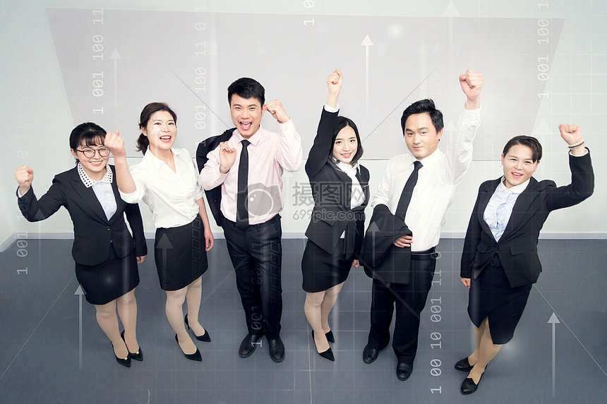 公司员工业绩图片素材-正版创意图片500515969-摄图网
