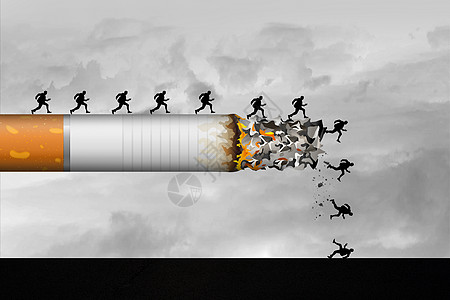 png人素材吸烟的危害设计图片