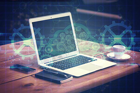 电脑科技感背景图片素材