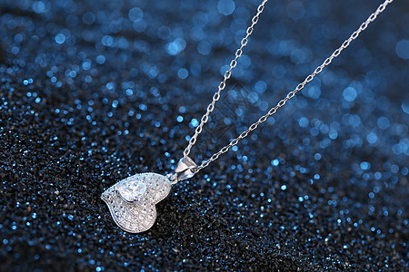 饰品摄影项链背景