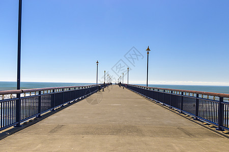 海边大桥图片