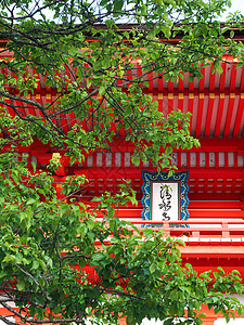 清水寺特写背景图片