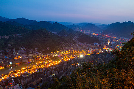 镇远古镇夜景图片