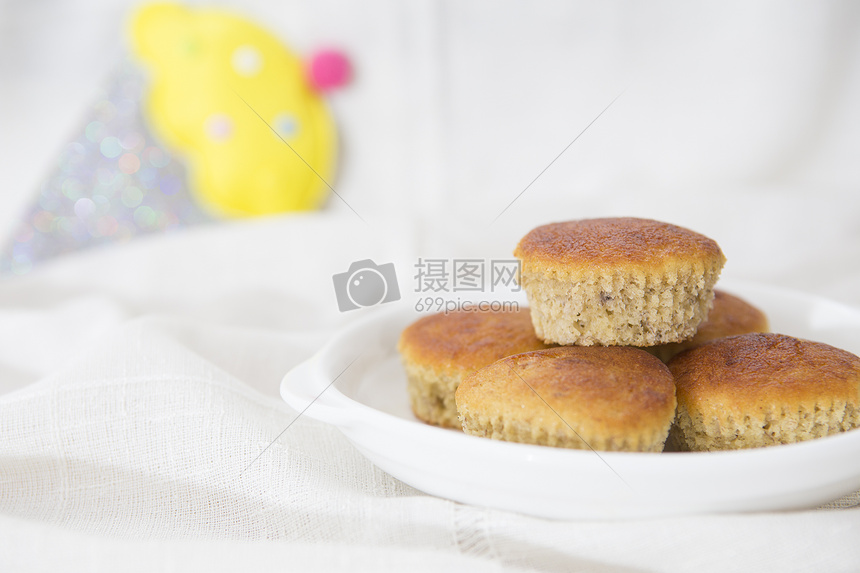 香蕉香草肉桂麦芬蛋糕图片