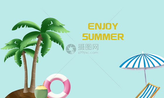 happy summer图片