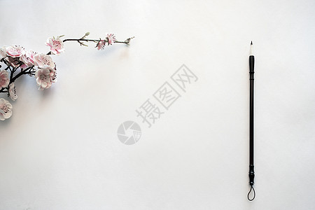 水墨中国风传统艺术简约背景背景图片