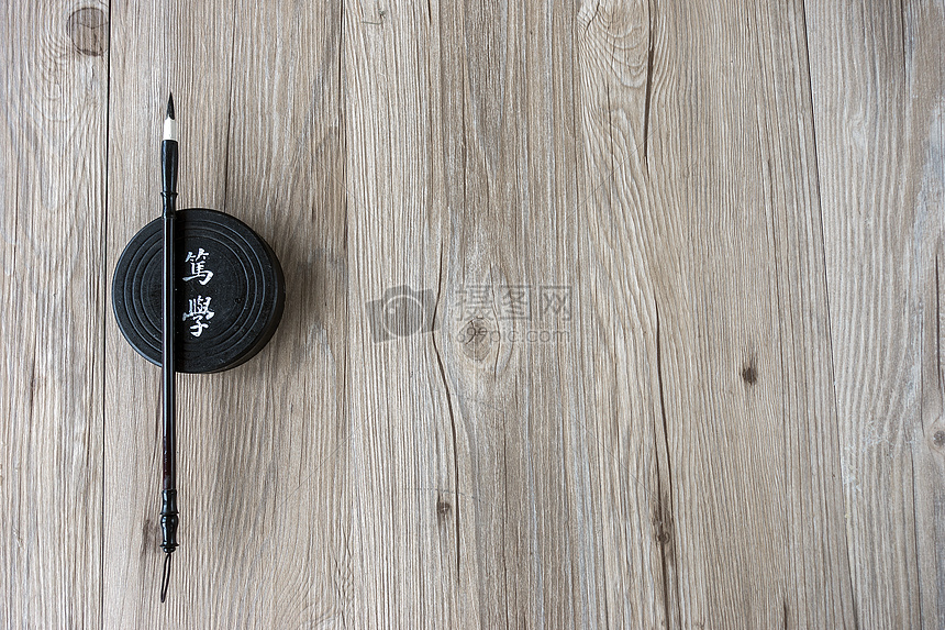 水墨书法中国风的背景素材图片