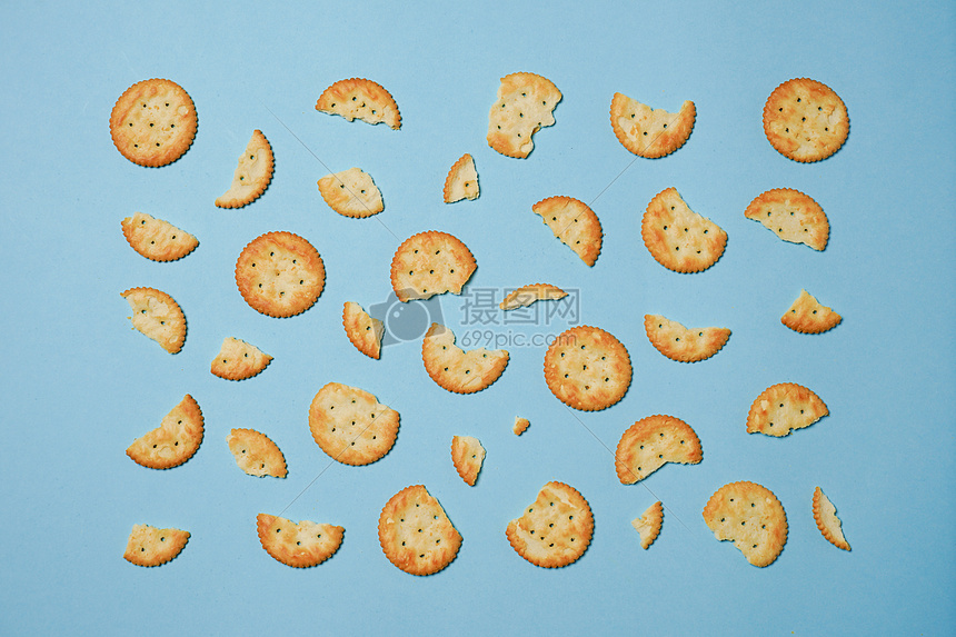 饼干碎片抠图素材图片
