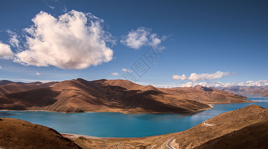 西藏羊卓雍错羊湖——羊卓雍措背景