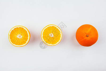 橙子白底排列图片