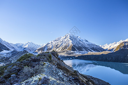 新西兰库克山地质公园冰川地貌图片