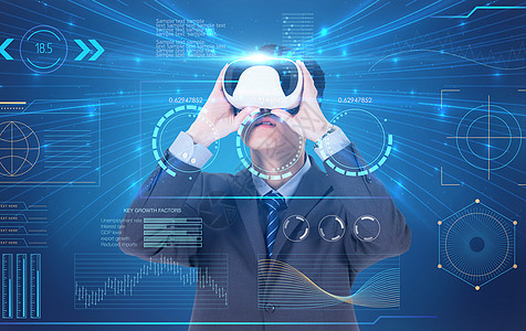 VR眼镜观看数据图片