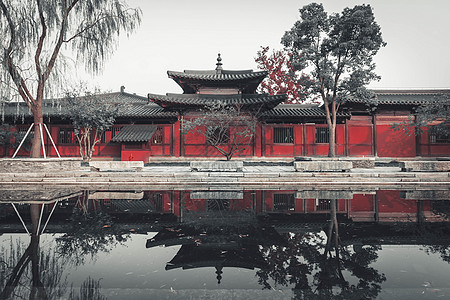广富林古塔寺庙图片