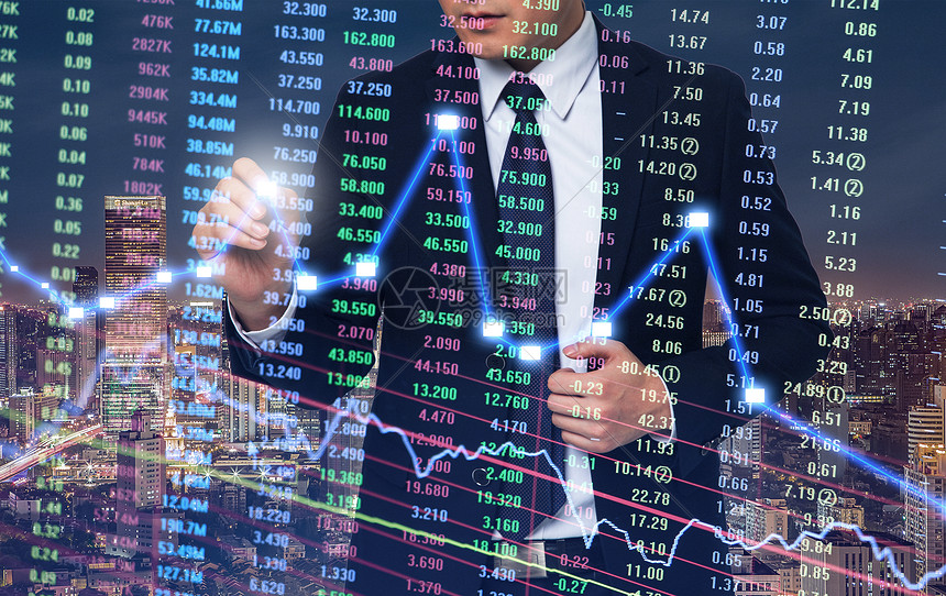 股票曲线图图片素材-正版创意图片500539293-摄图网