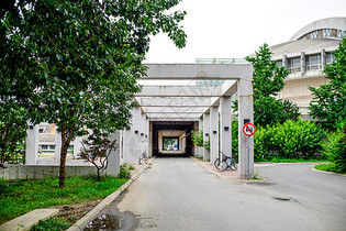 清华大学的一条通道图片