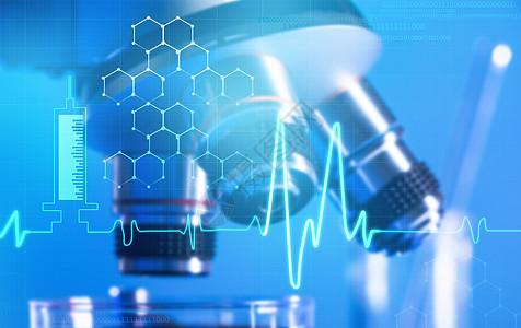 医疗科学技术显微镜下的世界设计图片