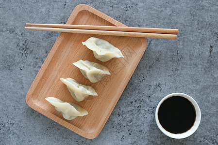 水饺静物背景图片