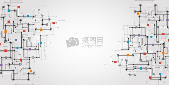 大气科技线条图片