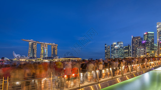 新加坡夜景图片