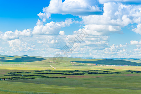 九曲河内蒙古乌拉盖草原背景