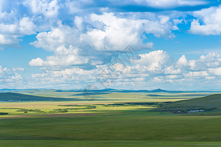 九曲河内蒙古乌拉盖草原背景