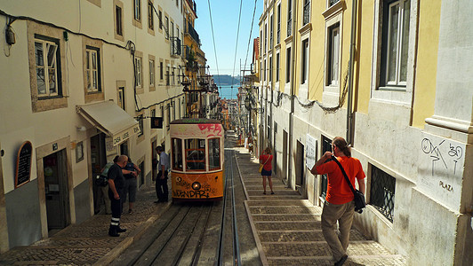 葡萄牙里斯本有轨电车图片