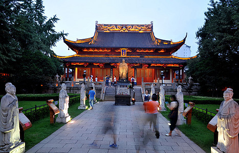 南京孔夫子庙夜景图片