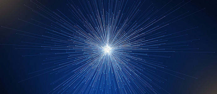 光线素材蓝色科技光纤背景设计图片
