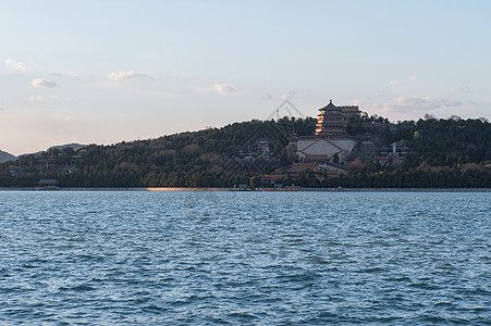 北京颐和园佛香阁背景图片