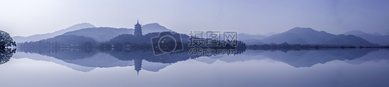 西湖雷峰塔图片
