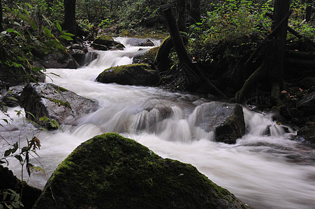 自然山水背景小溪风光素材背景