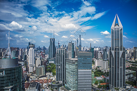 上海城市丛林背景图片