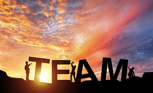 团队协作图片素材-正版创意图片500497006-摄图网