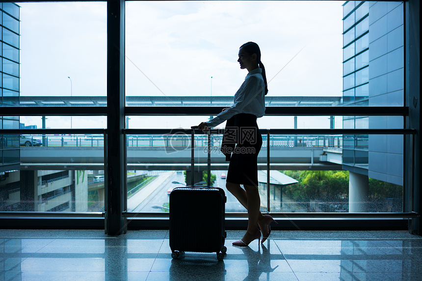 商务人士出行出差