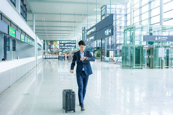 商务人士出行出差