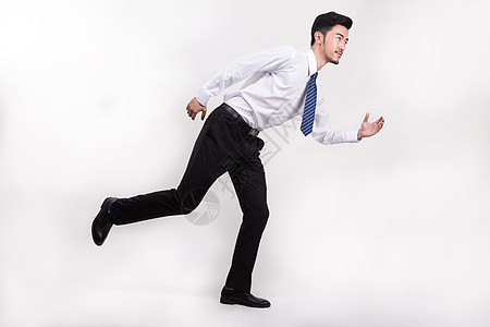 跑步的上班族图片