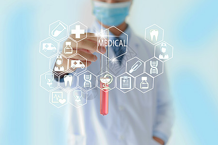 大数据解决方案试管创意健康医疗科技设计图片