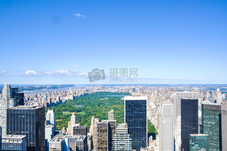 纽约中央公园俯瞰图片