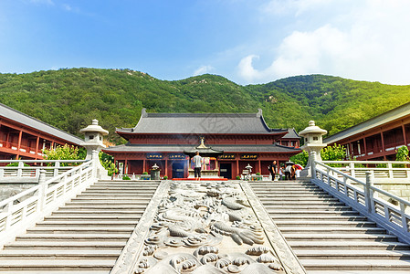 鲅鱼圈馒头山寺庙图片