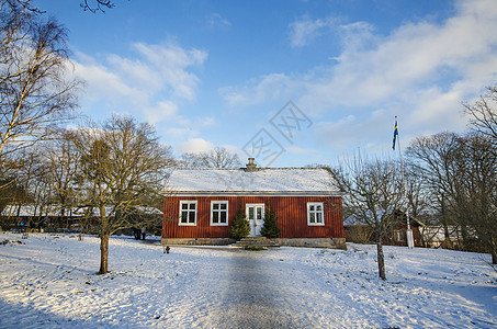 冬日瑞典图片